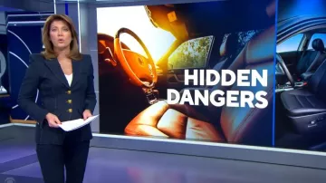 Veronica Beard Kimra Denim Pant porté par Norah O’Donnell tel que vu dans CBS Evening News le 7 mai 2024