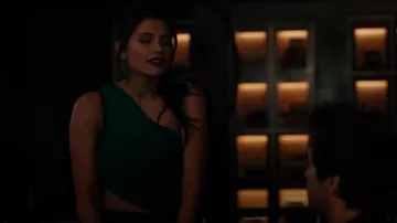 Bronx And Banco Jafari Sierra Sleeveless Gown worn by Nadia Morales (Eva De Dominici) as seen in The Cleaning Lady (S03E09)