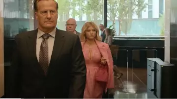 Baum Und Pferdgarten Alexio dress worn by Serena Croker (Sarah Jones) as seen in A Man in Full (S01E01)