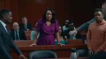 City Chic Sweet Love Lace Dress worn by Jill Hensley (Chanté Adams) as seen in A Man in Full (S01E03)