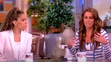 Favorite Daughter The Athena Bustier Top worn by Alyssa Farah as seen in The View on May 8, 2024