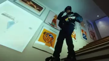 Bape STA Quilt Tassel 'Black' worn by Ski Mask the Slump God in Ski Mask The Slump God - Headrush (Official Video)