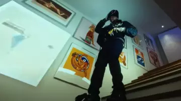 Bape STA Quilt Tassel 'Black' worn by Ski Mask the Slump God in Ski Mask The Slump God - Headrush (Official Video)