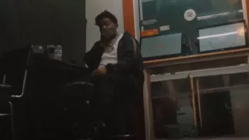 Supreme White Futura Box Logo T-Shirt worn by Big30 in BIG30 - SANG TO EM