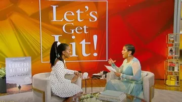 Reformation Parmida Dress worn by Tomi Adeyemi as seen in Tamron Hall  Show on May 7, 2024