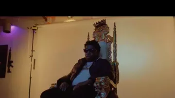 Moncler x Rick Owens Black Long 'Cyclopic' Down Jacket worn by Big30 in BIG30 - SANG TO EM