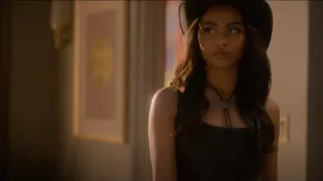 Tabia Corset Top worn by Hawkins Kiela (Daniella Perkins) as seen in grown-ish (S06E15)