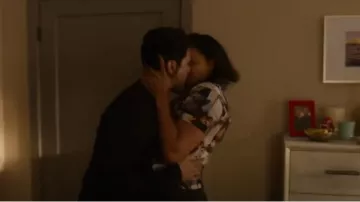 Reformation Cuba Top worn by Victoria Hughes (Barrett Doss) as seen in Station 19 (S07E07)