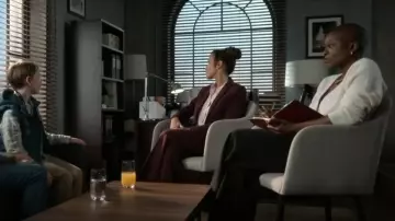 Inc Wrap Top worn by Kemi Adebayo (Adeola Role) as seen in Alert: Missing Persons Unit (S02E09)