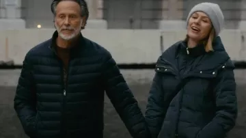 Cole Haan Puffer Coat worn by Dr. Hannah Asher (Jessy Schram) as seen in Chicago Med (S09E10)