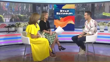 Camisa de rayón japonés floral Barbanera usada por Ryan Reynolds como se ve en Today el 13 de mayo de 2024