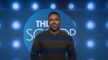 H&M Knit Sweater worn by Justin Sylvester as seen in Today on May 15, 2024