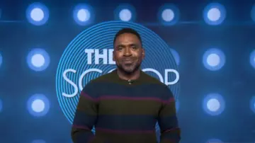 H&M Knit Sweater worn by Justin Sylvester as seen in Today on May 15, 2024