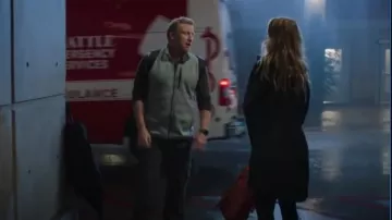 Lululemon Running Fast and Free High-Rise Thermal Leggings 28" Pockets worn by Teddy Altman (Kim Raver) as seen in Grey's Anatomy (S20E08)