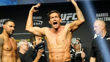 MGM Grand Garden Arena en Las Vegas, donde fue la pelea de UFC 285 de Dalton (Jake Gyllenhaal) en la película Road House.