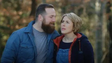 L.L. Bean Women's Mountain Pile Fleece Hoodie worn by Erin Napier as seen in Home Town  (S08E19)