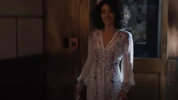 Hobbs London Asher Silk Maxi Dress worn by Nurse (NaTonia Monét) as seen in Elsbeth (S01E09)