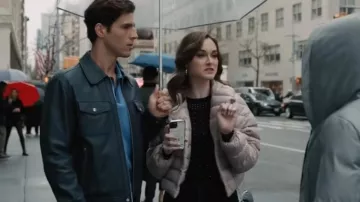 Herno Lace Cropped Puffer Jacket worn by Lana Brolin (Julia McDermott) as seen in Elsbeth (S01E09)