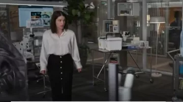 A.L.C. Holmes Skirt worn by Lea Dilallo (Paige Spara) as seen in The Good Doctor (S07E10)