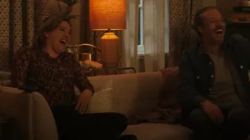 Liverpool Los Angeles Women's Long Sleeve Button Up Top worn by Special Agent Hana Gibson (Keisha Castle-Hughes) as seen in FBI: Most Wanted (S05E12)