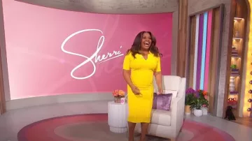 Adam lippes Vestido polo de manga corta usado por Sherri Shepherd visto en Sherri el 20 de mayo de 2024