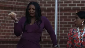 Young Fabulous & Broke Genesis Dress worn by Ava Coleman (Janelle James) as seen in Abbott Elementary (S03E14)