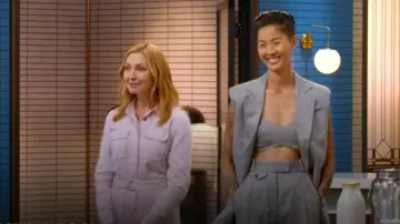 Shona Joy Amanda Bralette Crossover usado por Kristen Kish como se ve en Top Chef (T21E06)