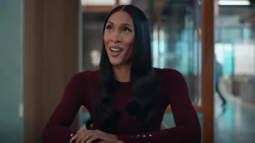 Zara Basic Knit Sweater worn by Sofia (Mj Rodriguez) as seen in Loot (S02E09)