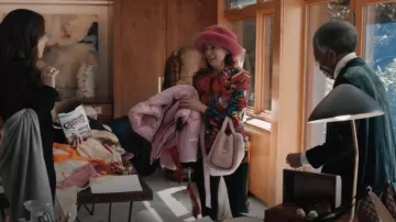 Kate Spade Knott Faux Fur Medium Crossbody Tote worn by Elsbeth Tascioni (Carrie Preston) as seen in Elsbeth (S01E10)