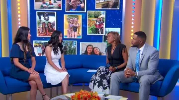 Derek Lam 10 Crosby Fama Dress worn by Robin Roberts as seen in Good Morning America on May 22, 2024