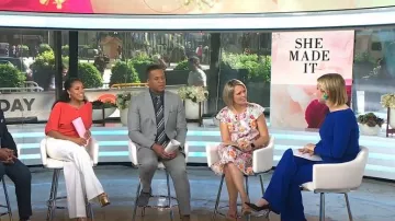 Combinaison Diane Von Furstenberg Cynthia portée par Jill Martin vue dans Today le 22 mai 2024