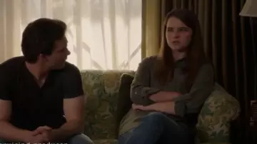 Rails Ellis Shirt Washed Black worn by Missy Cooper (Raegan Revord) as seen in Young Sheldon (S07E13)