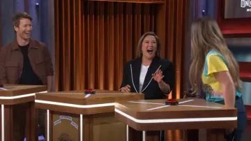 AnOnlyChild Darliston Jacket worn by Ally Maki as seen in The Kelly Clarkson Show on  May 24, 2024