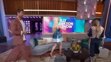 Christian Louboutin Jonatina Leather Sandals worn by Anya Taylor-Joy as seen in The Kelly Clarkson Show on May 24, 2024