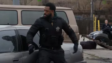 G-Star Raw Vodan Quilted Bomber Jacket worn by Kevin Atwater (Laroyce Hawkins) as seen in Chicago P.D. (S11E13)