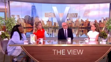 Magnolia Pearl Embroidered Jeans worn by Whoopi Goldberg as seen in The View on  May 23, 2024