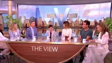 Zimmermann Natura Floral Maxi Skirt worn by Sunny Hostin as seen in The View on May 28, 2024