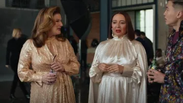 Simkhai Merren Gown worn by Grace (Ana Gasteyer) as seen in Loot (S02E10)