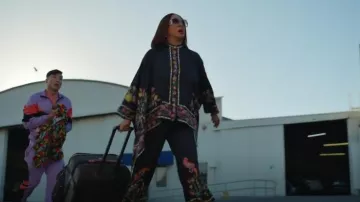 La DoubleJ Silk Foulard Shirt worn by Molly Novak (Maya Rudolph) as seen in Loot (S02E10)