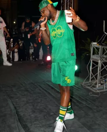 Nike Air Force 1 Low West Indies worn by Fabolous on the Instagram account @myfabolouslife