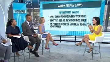 J. Crew Lucille Dress in Lace Bright Sun worn by Vicky Nguyen as seen in Today on  May 28, 2024