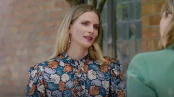 Karen Walker Buckingham Top worn by Clarissa Klein (Renee O'Connor) as seen in My Life Is Murder (S04E05)