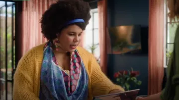 Hiixhc Beaded Tassel Earrings worn by Madison Feliciano (Ebony Vagulans) as seen in My Life Is Murder (S04E06)