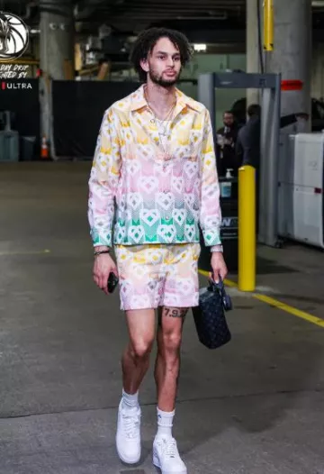 Nike Air Force 1 Low White worn by Dereck Lively II on the Instagram account @dallasmavs