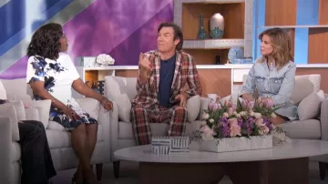 Brooks Brothers Regent Fit Madras Trousers worn by Jerry O'Connell as seen in The Talk on May 20, 2024