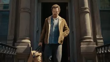 Eric TV series outfits: Benedict Cumberbatch is wearing Shearling Brown Jacket to play Vincent in season 1, episode 6