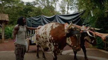 Rick Owens Light Grey Ribbed Tank Top worn by Jack Boy in Jackboy - I Can Do Anything (Official Video)
