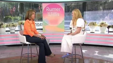 Vestido Lovaan Devon usado por Rumer Willis como se ve en Today el 29 de mayo de 2024
