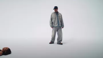 Chris Brown Outfits: Bottega Veneta Light Wood Brown Haddock Boots worn by American Rapper in Press Me (Official Video)