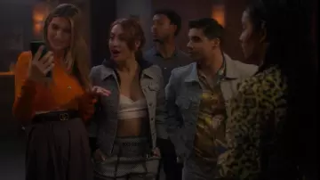 Cinq A Sept Noemie Boucle Jess Hooded Jacket worn by Ana Torres (Francia Raisa) as seen in grown-ish (S06E18)